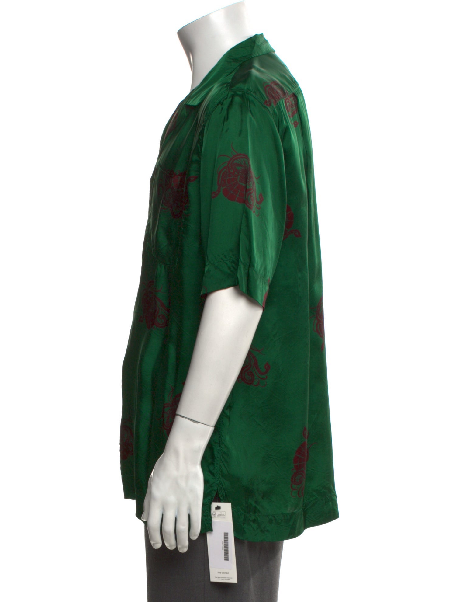 Dries Van Noten Printed Short Sleeve Shirt