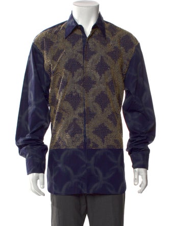 Dries Van Noten Printed Long Sleeve Shirt
