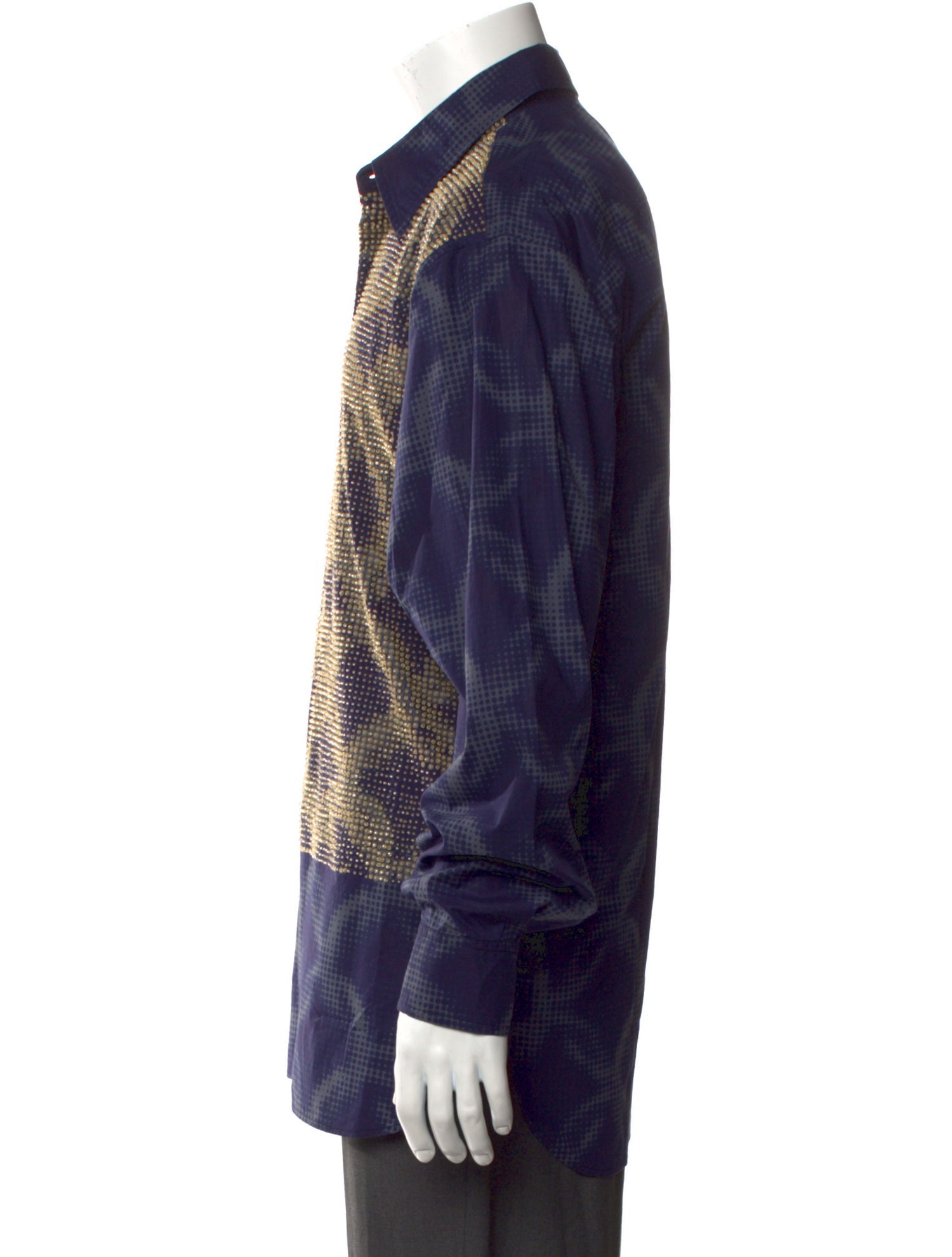 Dries Van Noten Printed Long Sleeve Shirt