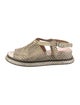 Dries Van Noten Snakeskin Animal Print Slides