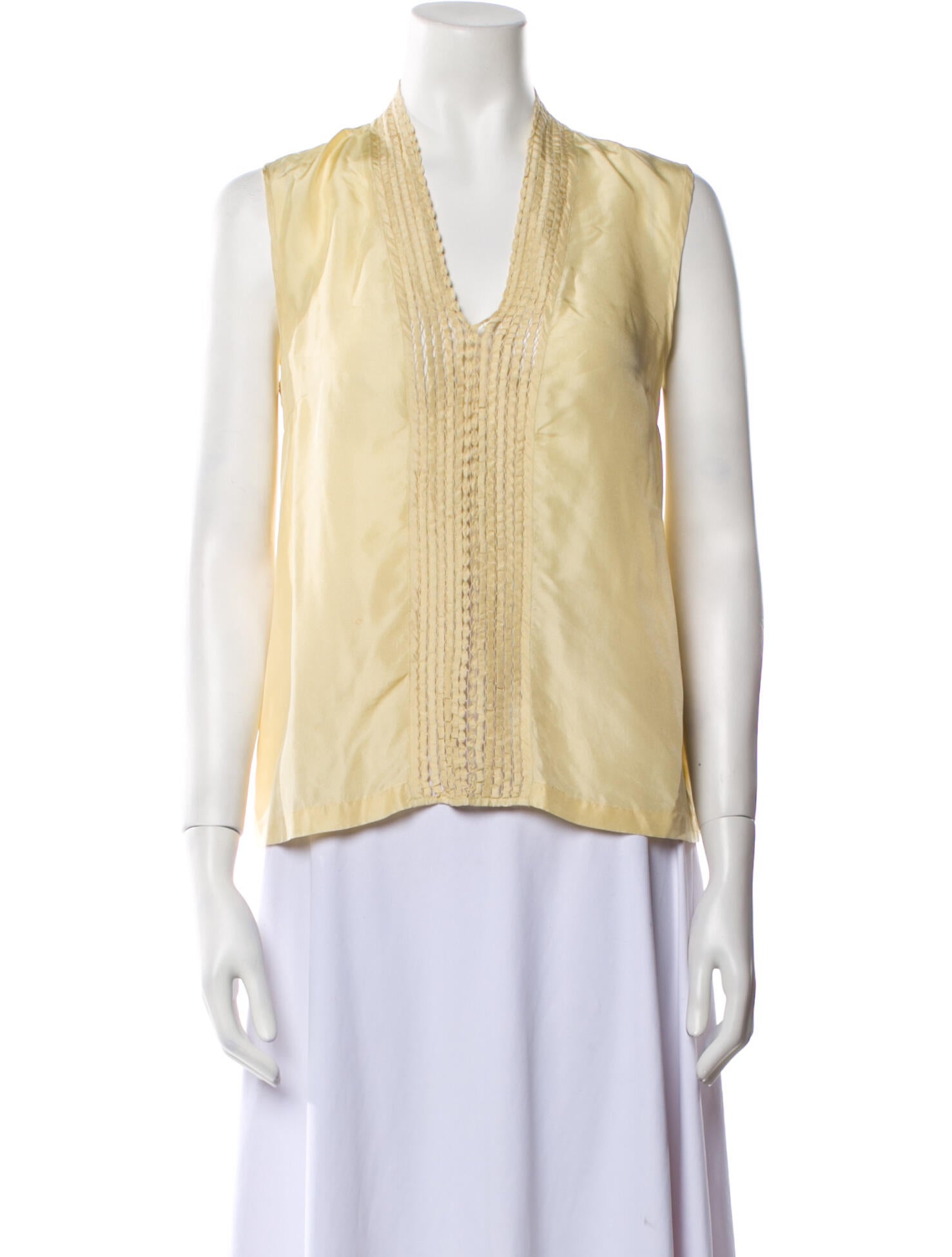 Dries Van Noten V-Neck Sleeveless Blouse