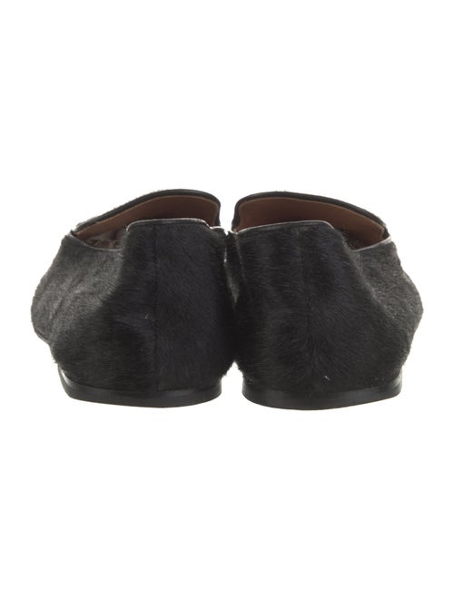 Dries Van Noten Ponyhair Leather Trim Embellishment Loafers