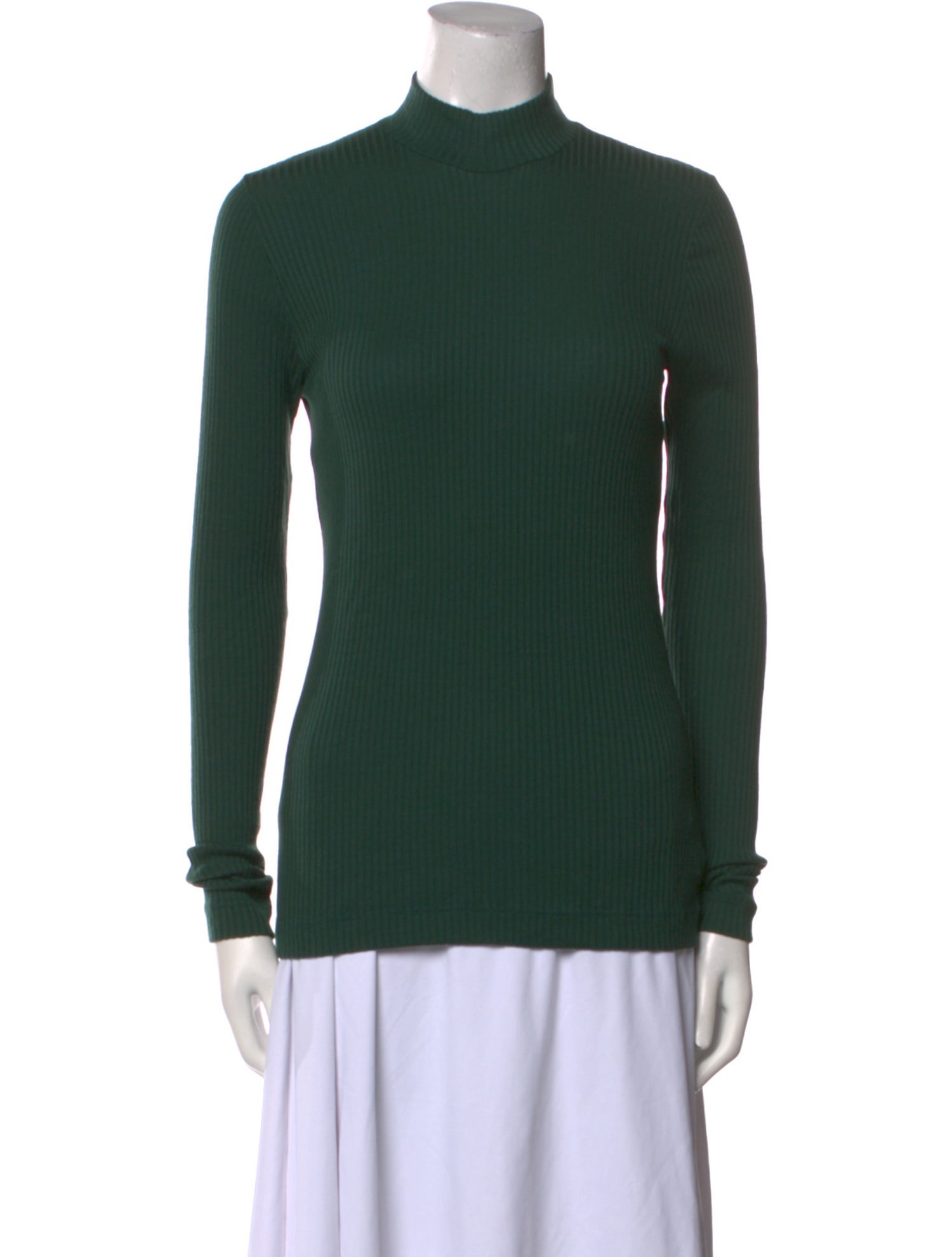 Dries Van Noten Wool Mock Neck Sweater