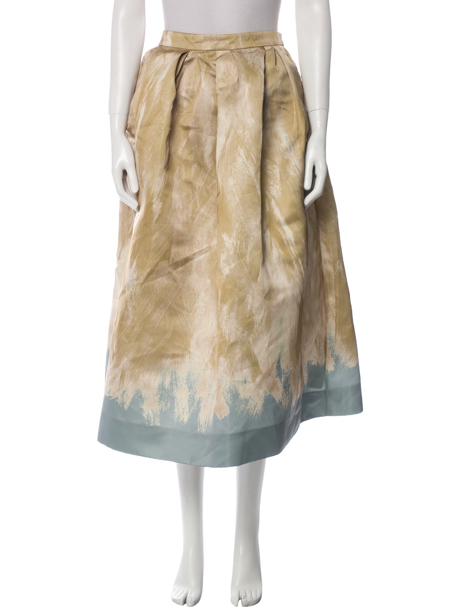 Dries Van Noten Printed Midi Length Skirt w/ Tags