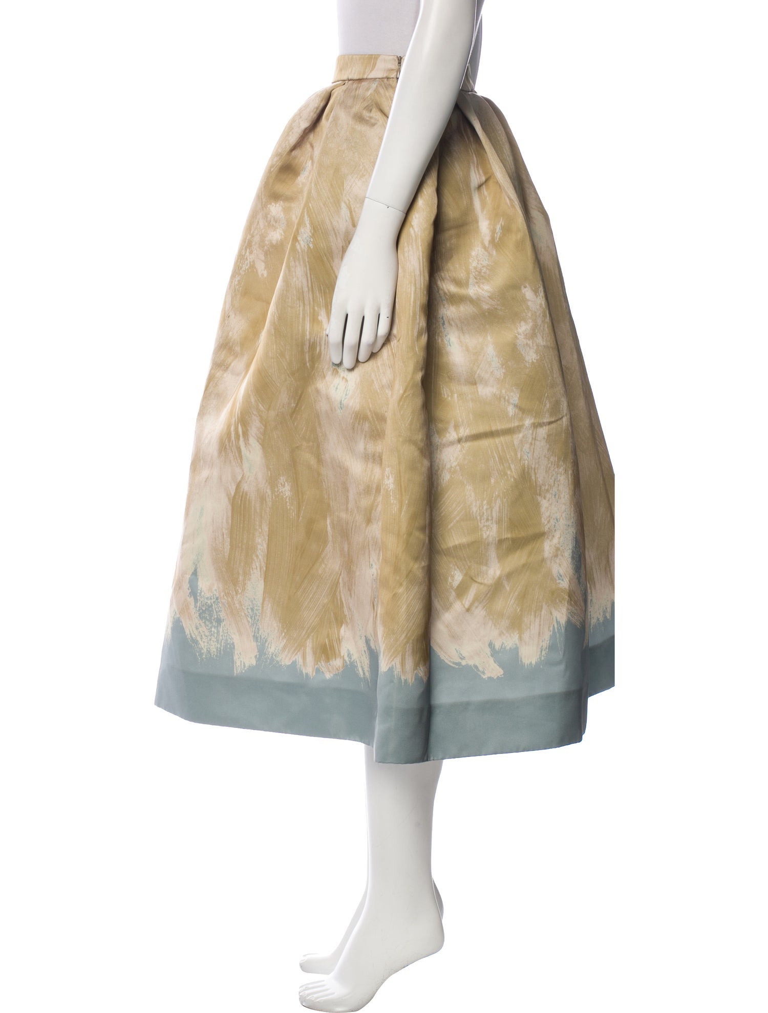 Dries Van Noten Printed Midi Length Skirt w/ Tags