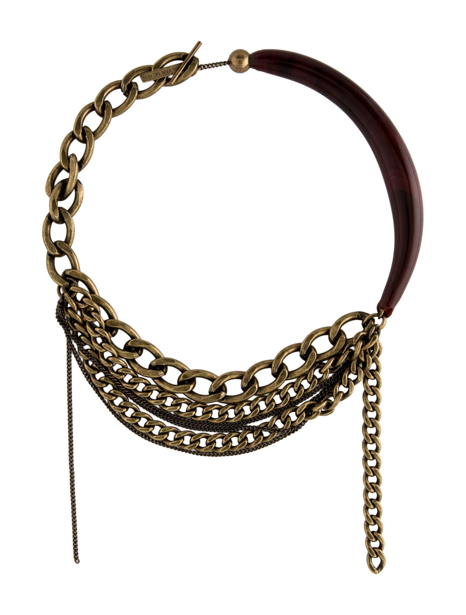 Dries Van Noten Resin Choker Necklace