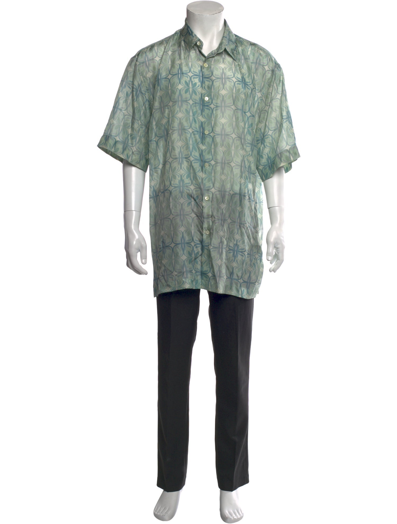 Dries Van Noten Silk Printed Shirt