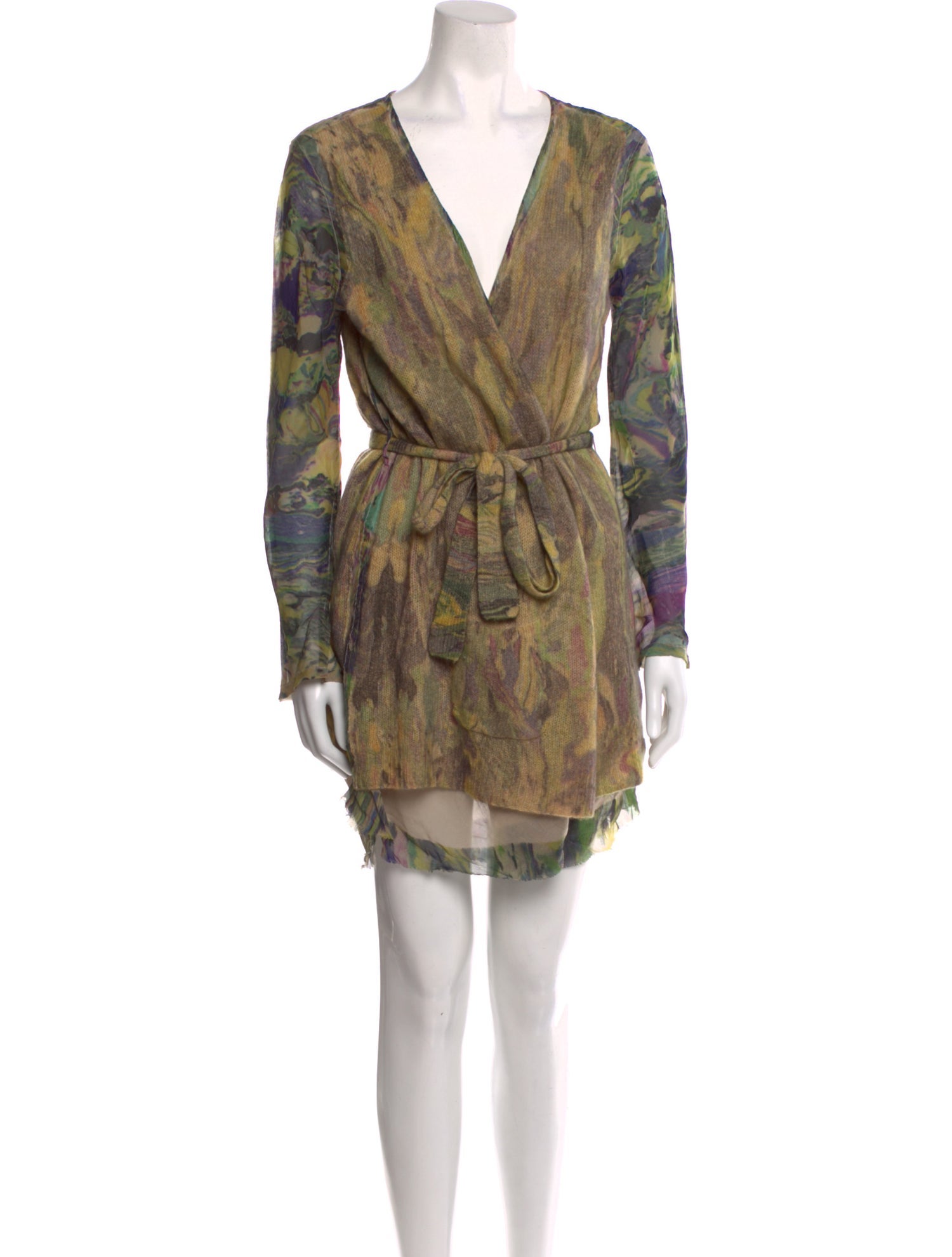 Dries Van Noten Cashmere Mini Dress
