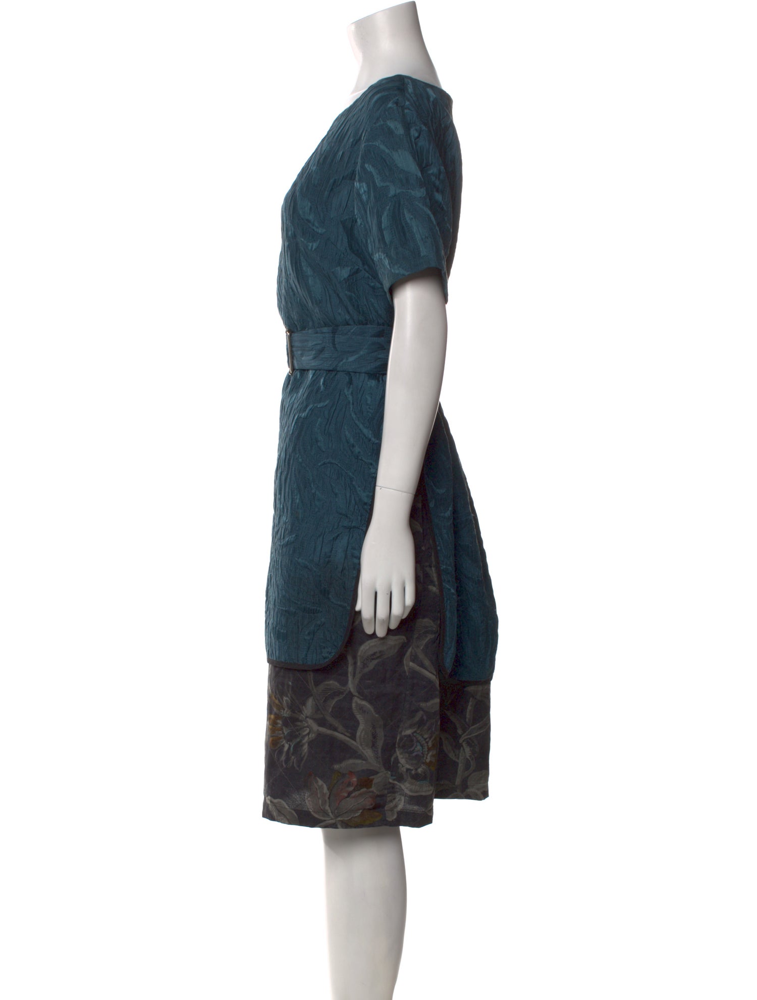 Dries Van Noten Wool Knee-Length Dress