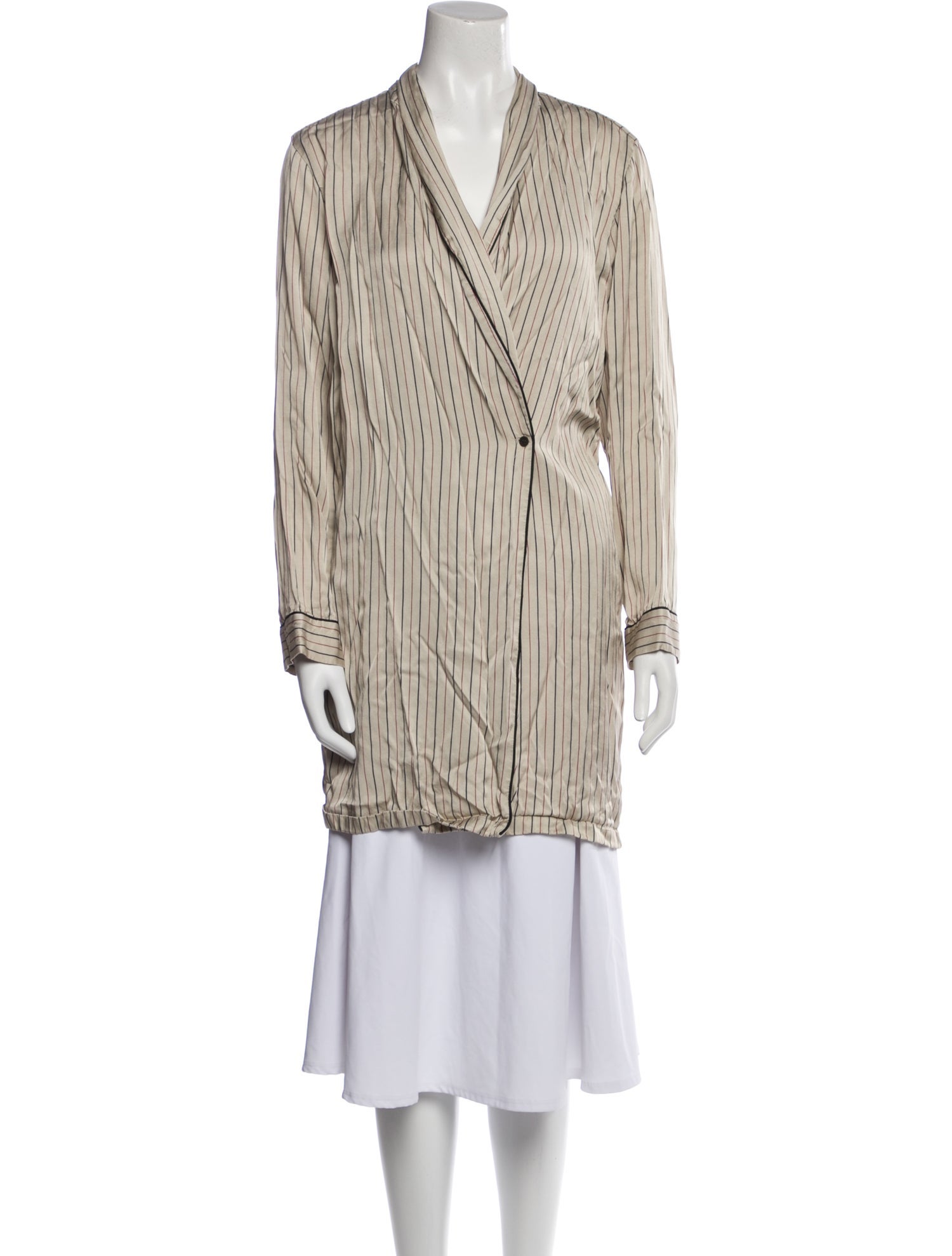 Dries Van Noten Striped Robe