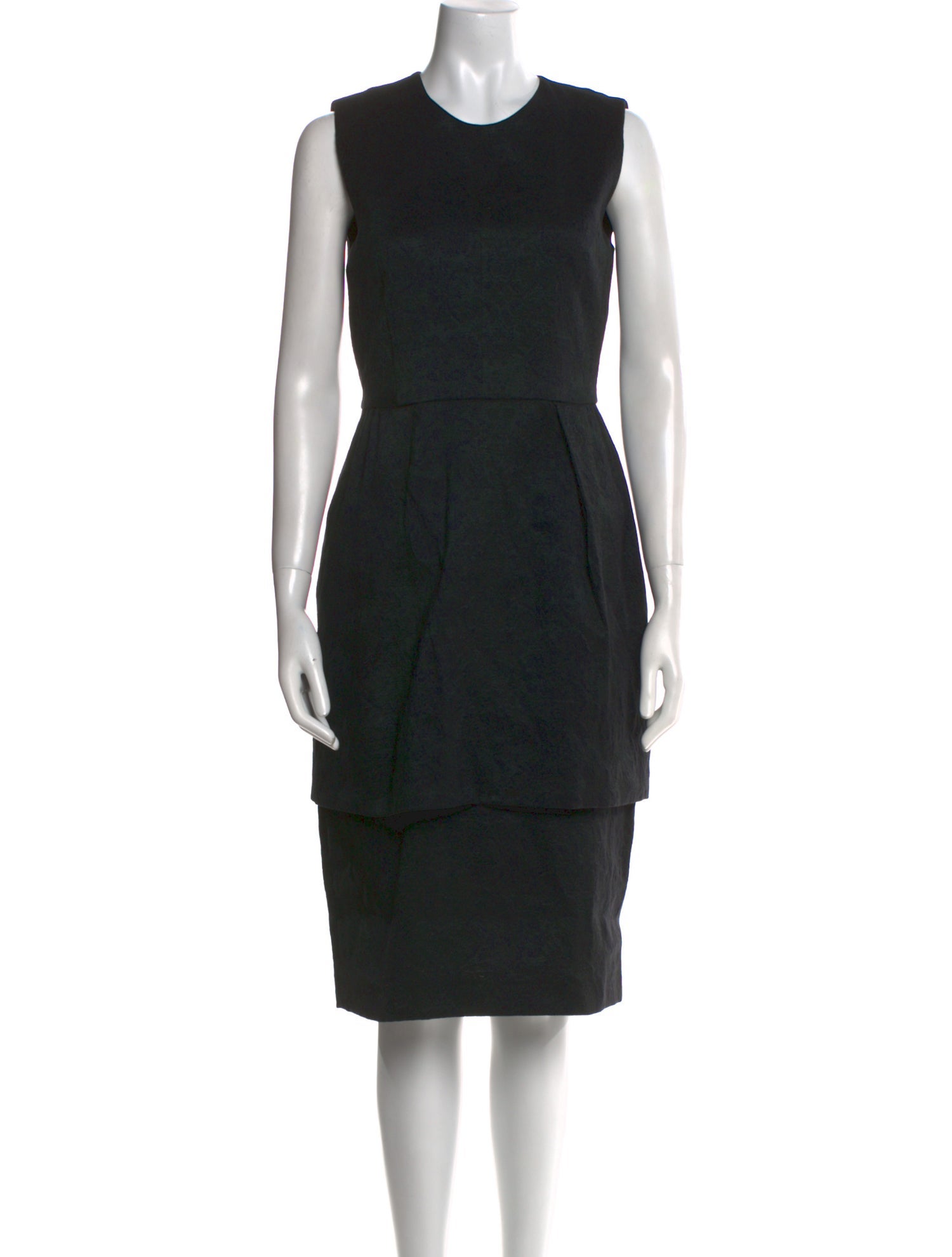Dries Van Noten Crew Neck Midi Length Dress