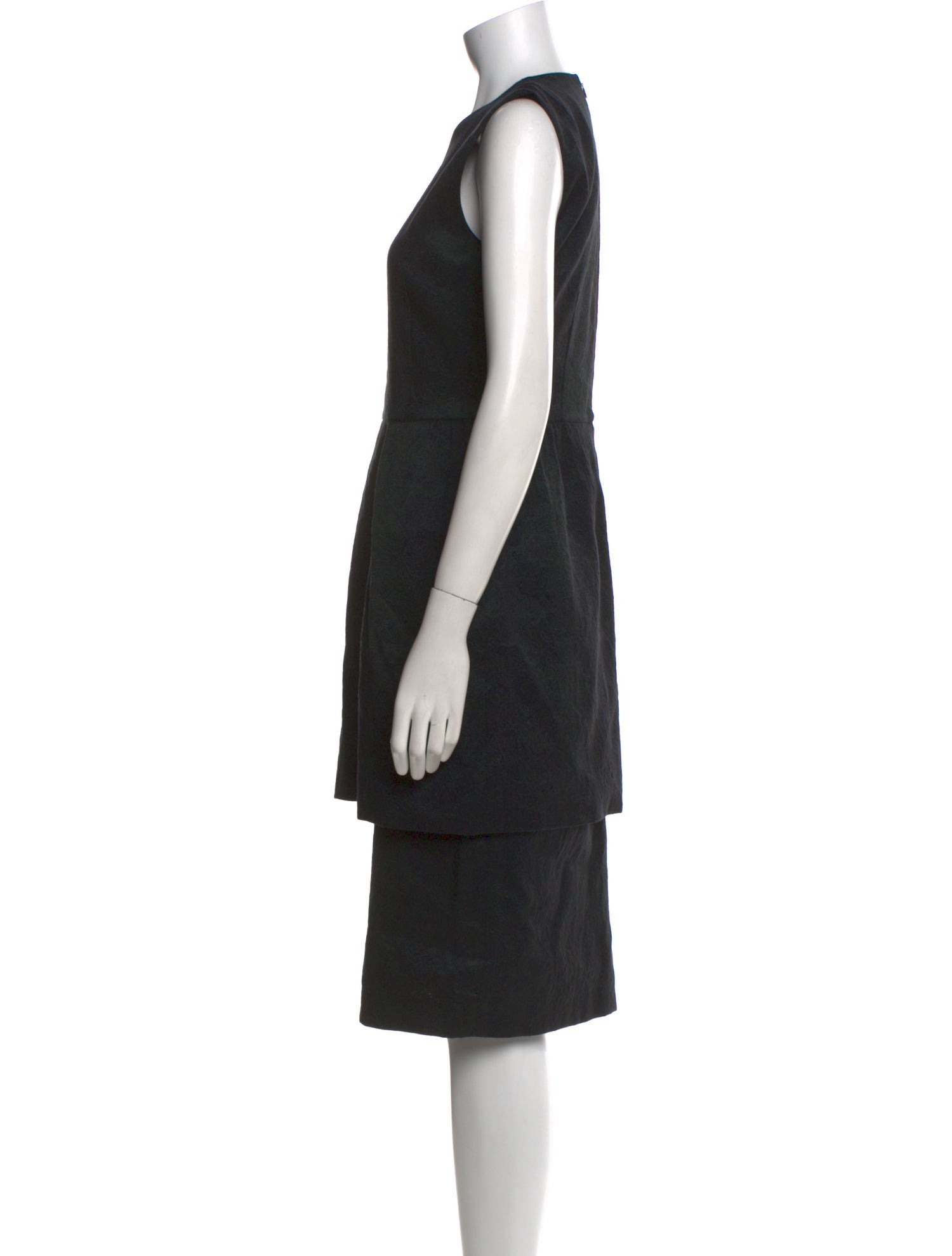 Dries Van Noten Crew Neck Midi Length Dress
