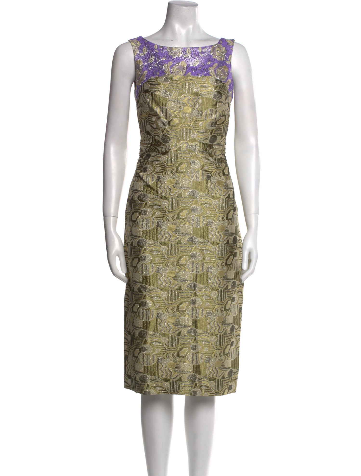 Dries Van Noten Printed Midi Length Dress