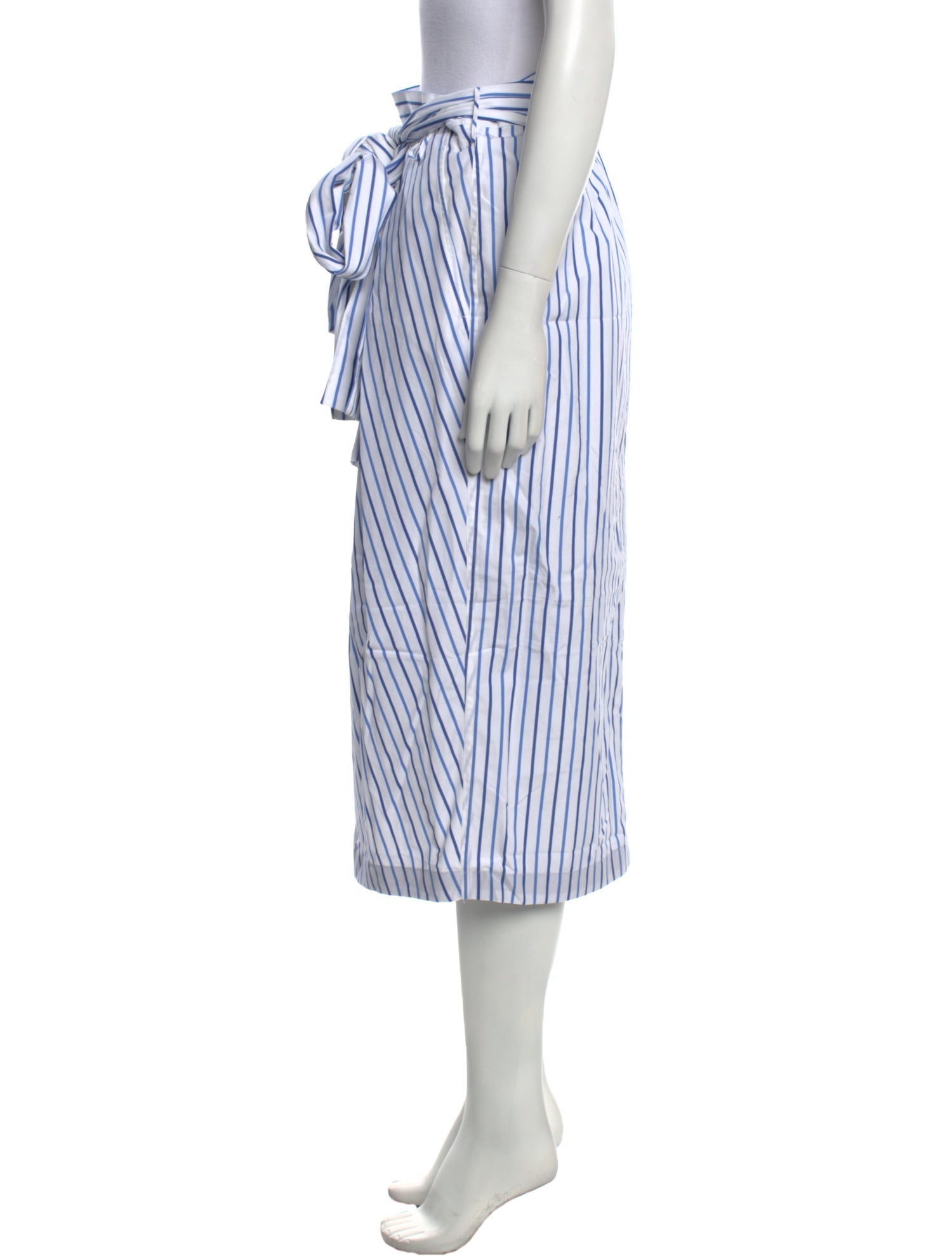 Dries Van Noten Striped Midi Length Skirt