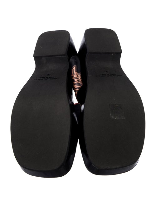 Dries Van Noten Silk Floral Print Slides