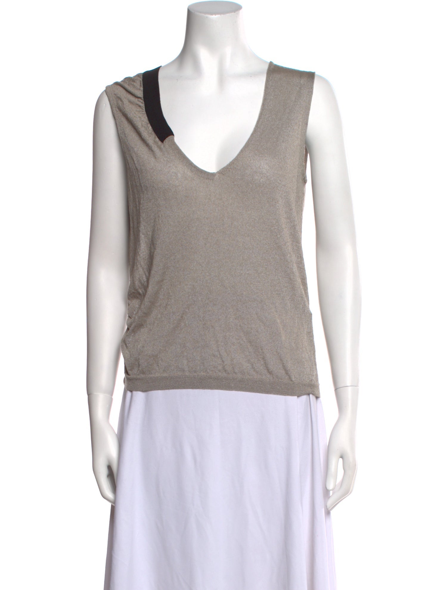Dries Van Noten V-Neck Sleeveless Top
