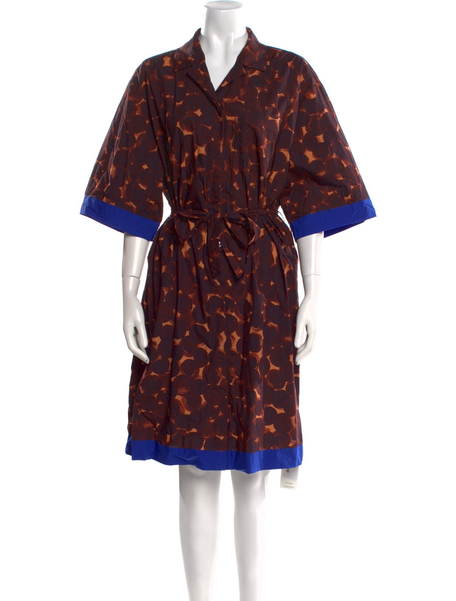 Dries Van Noten Printed Knee-Length Dress