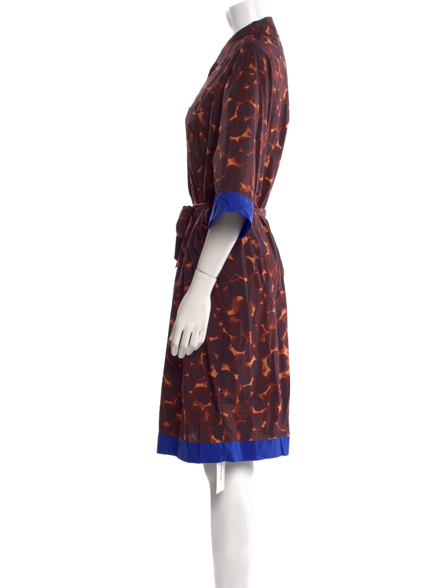 Dries Van Noten Printed Knee-Length Dress