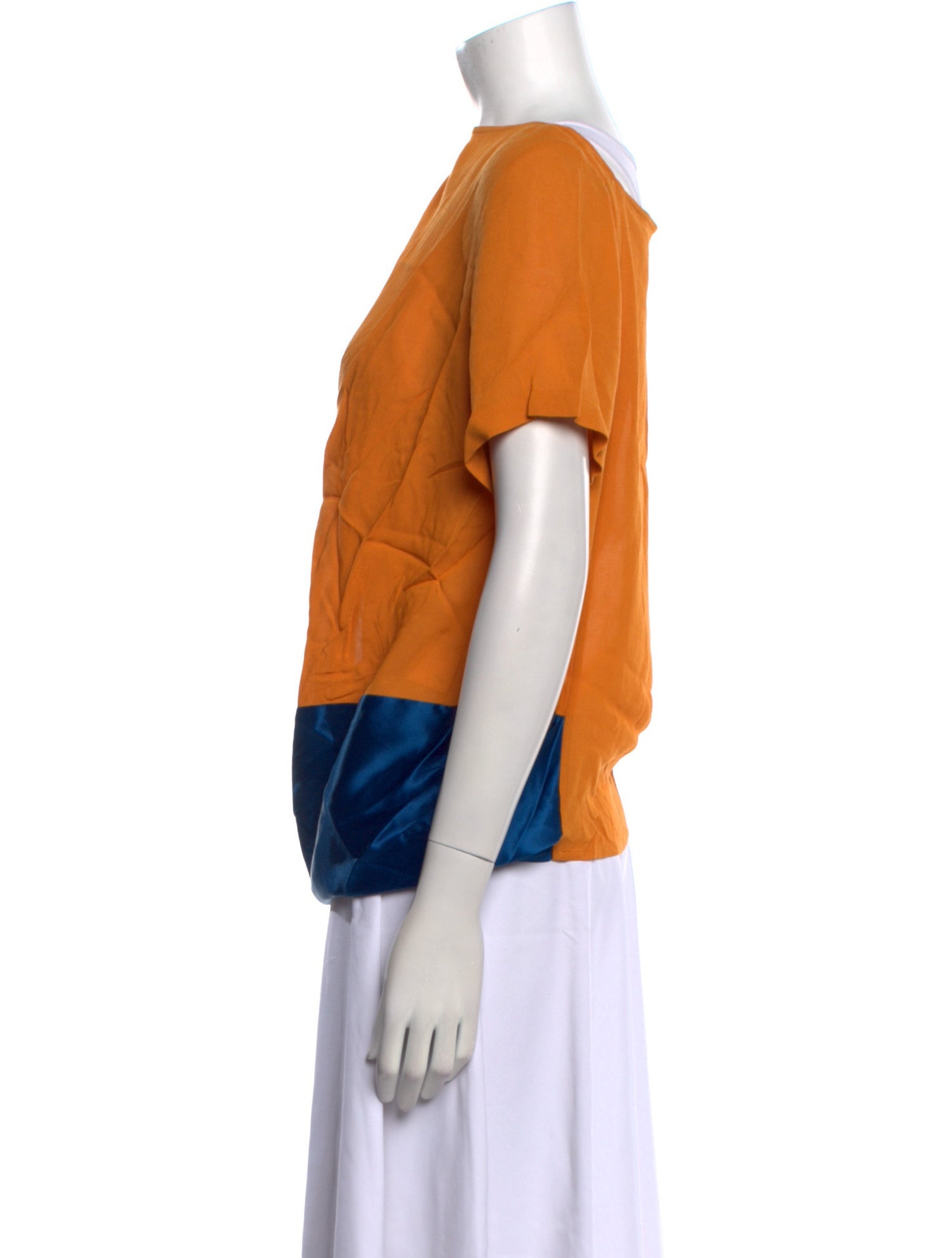 Dries Van Noten Printed Bateau Neckline Blouse