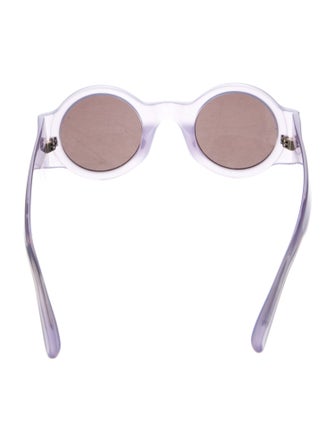 Dries Van Noten Round Tinted Sunglasses