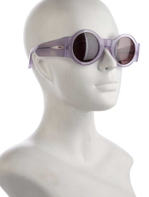 Dries Van Noten Round Tinted Sunglasses