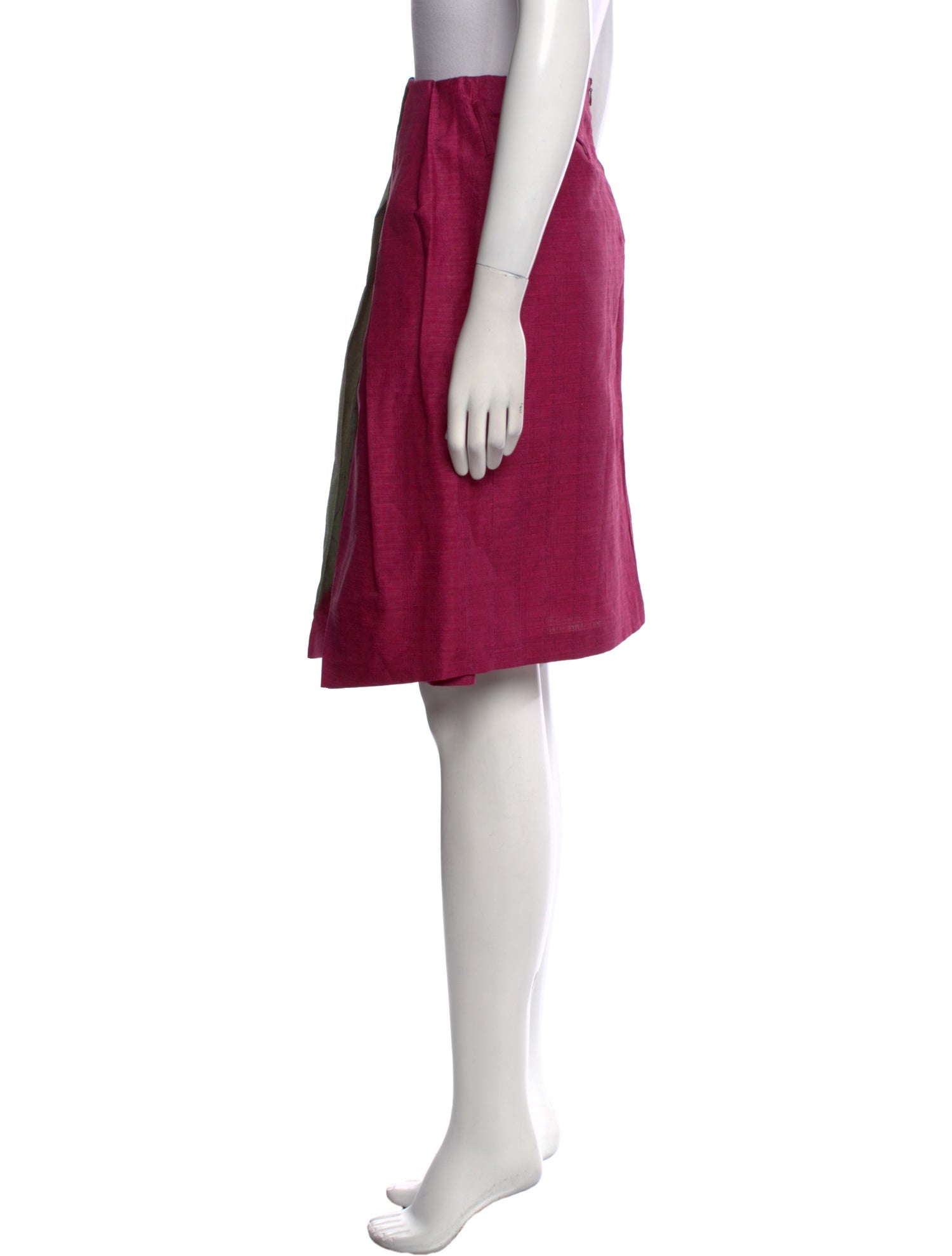 Dries Van Noten Silk Knee-Length Skirt