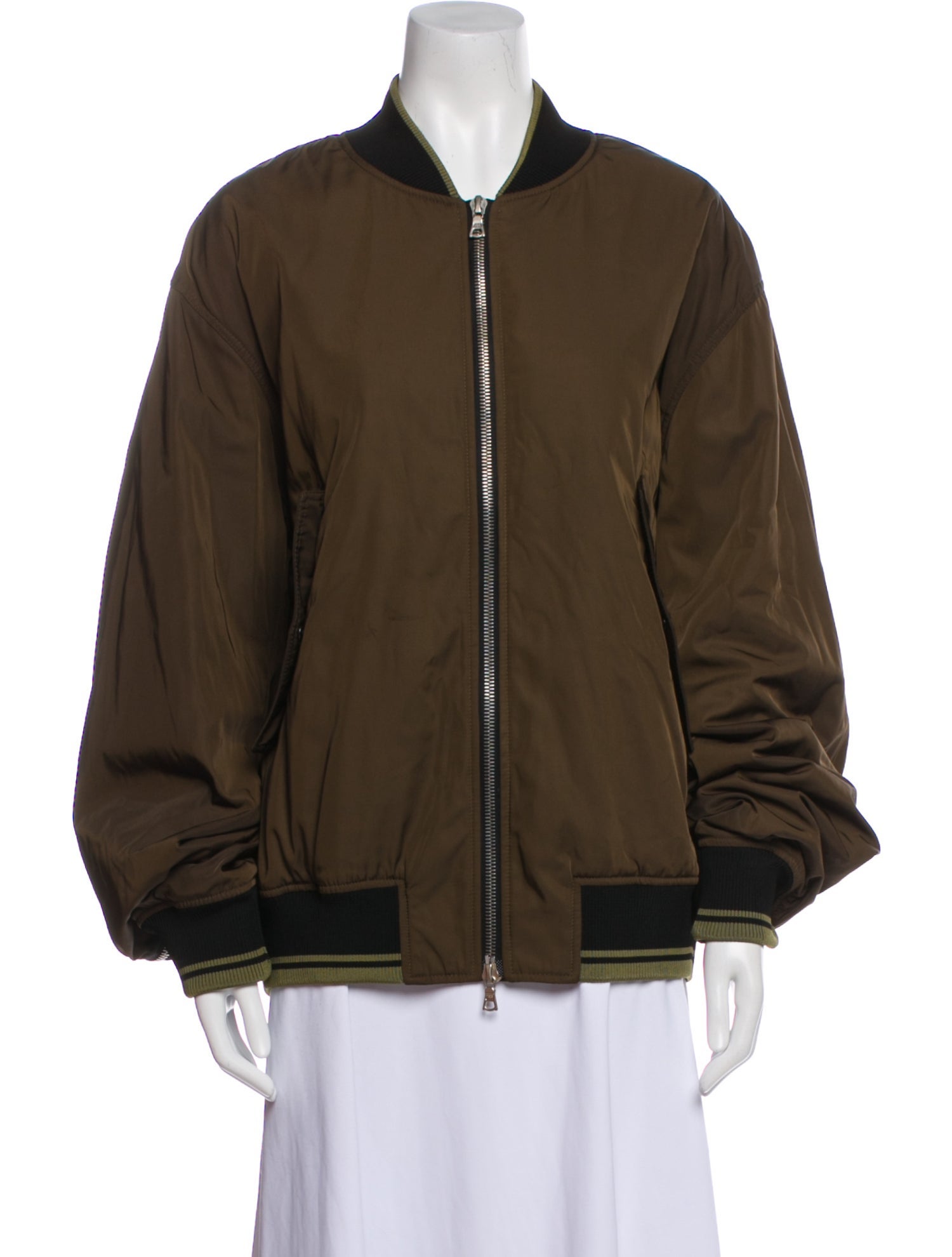 Dries Van Noten 2023 Colorblock Pattern Bomber Jacket