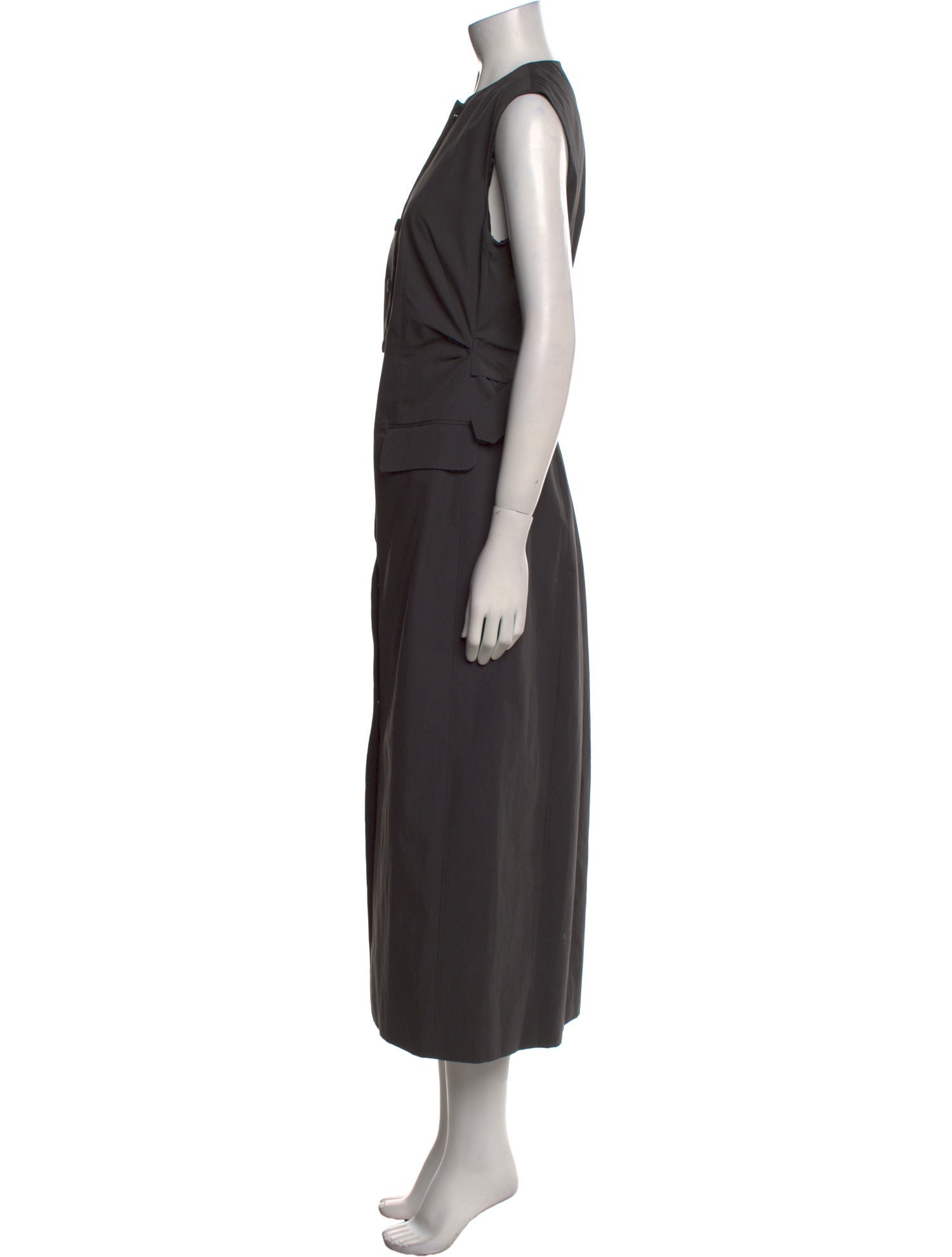 Dries Van Noten Crew Neck Long Dress