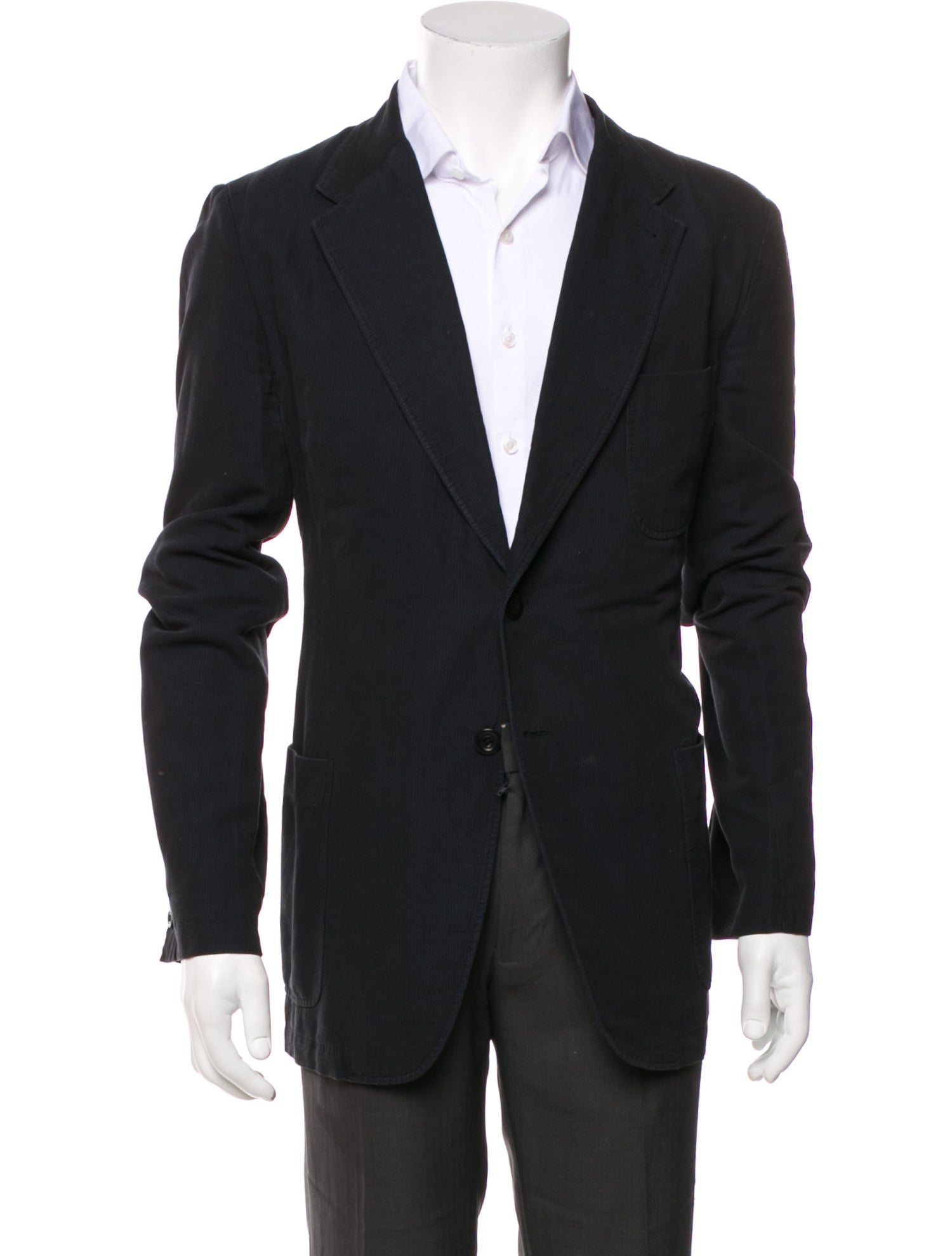 Dries Van Noten Linen Striped Blazer