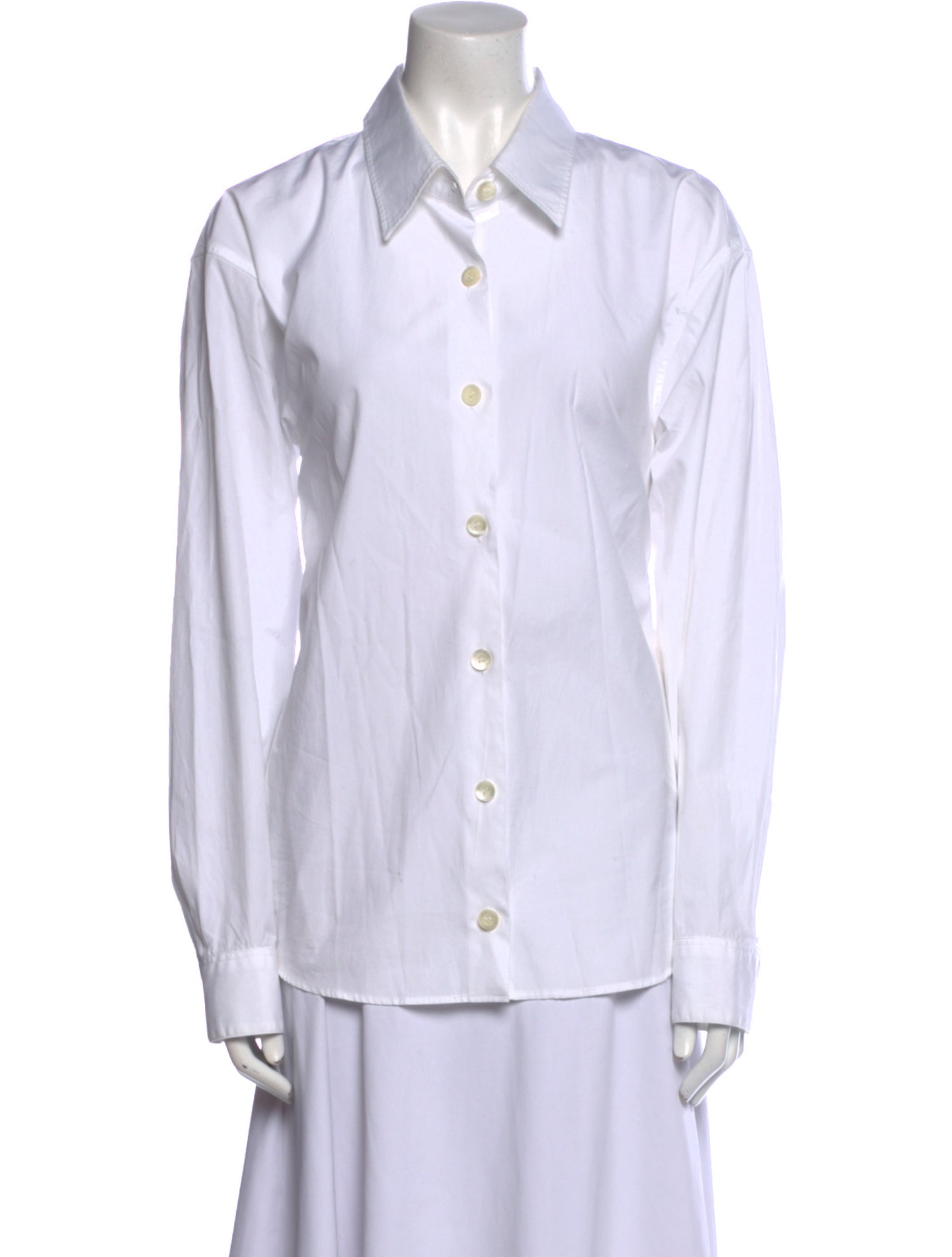 Dries Van Noten Long Sleeve Button-Up Top