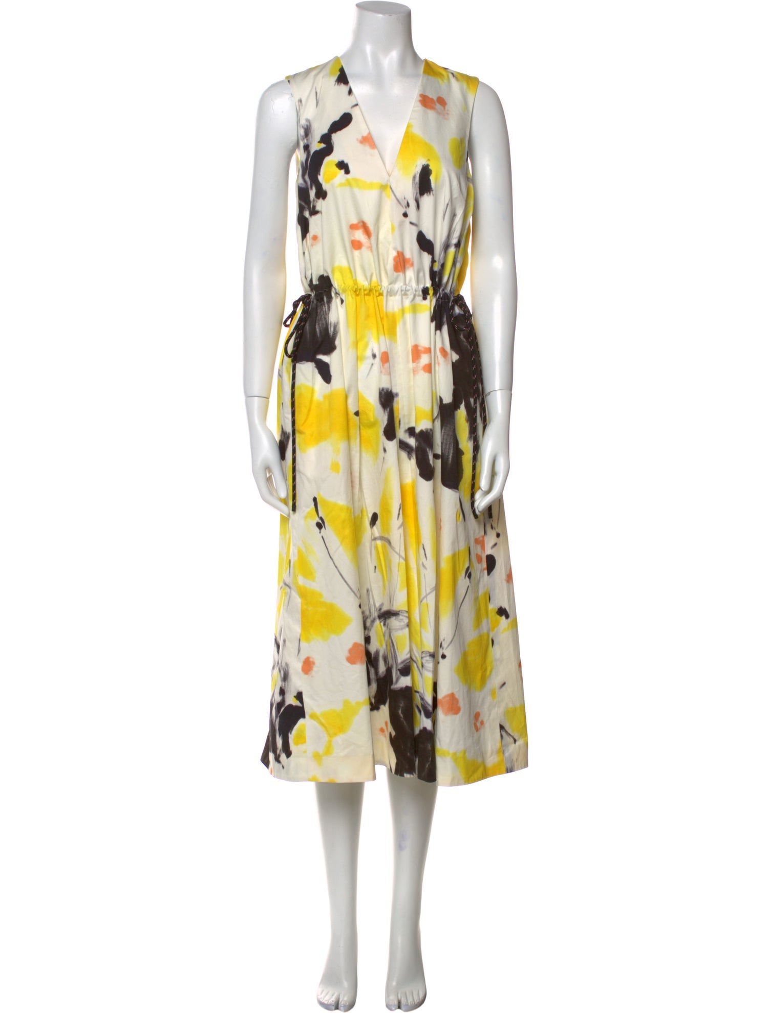 Dries Van Noten Printed Long Dress