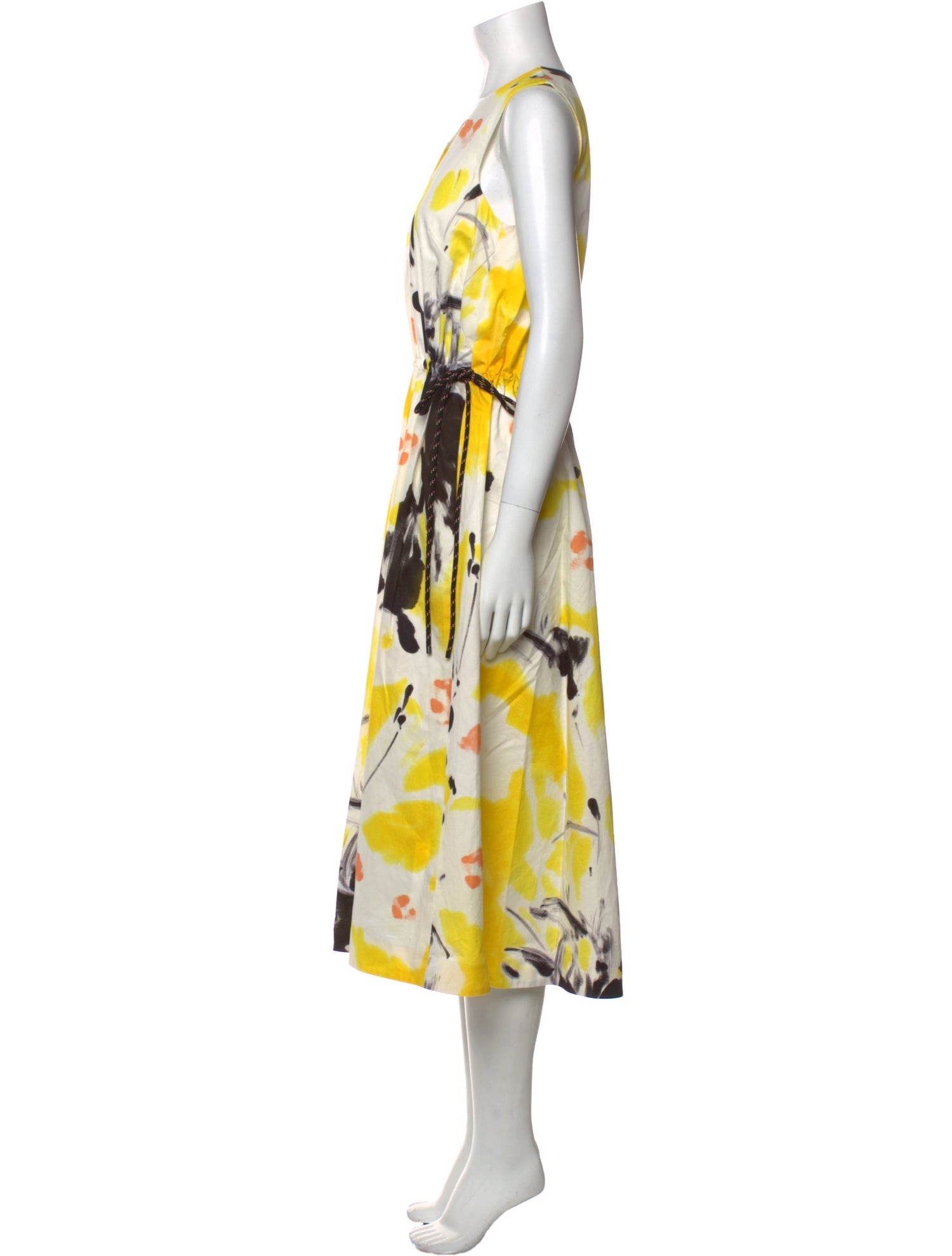 Dries Van Noten Printed Long Dress
