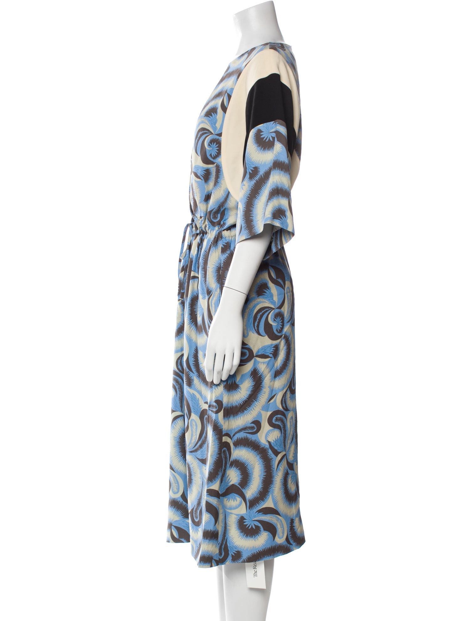 Dries Van Noten Printed Midi Length Dress