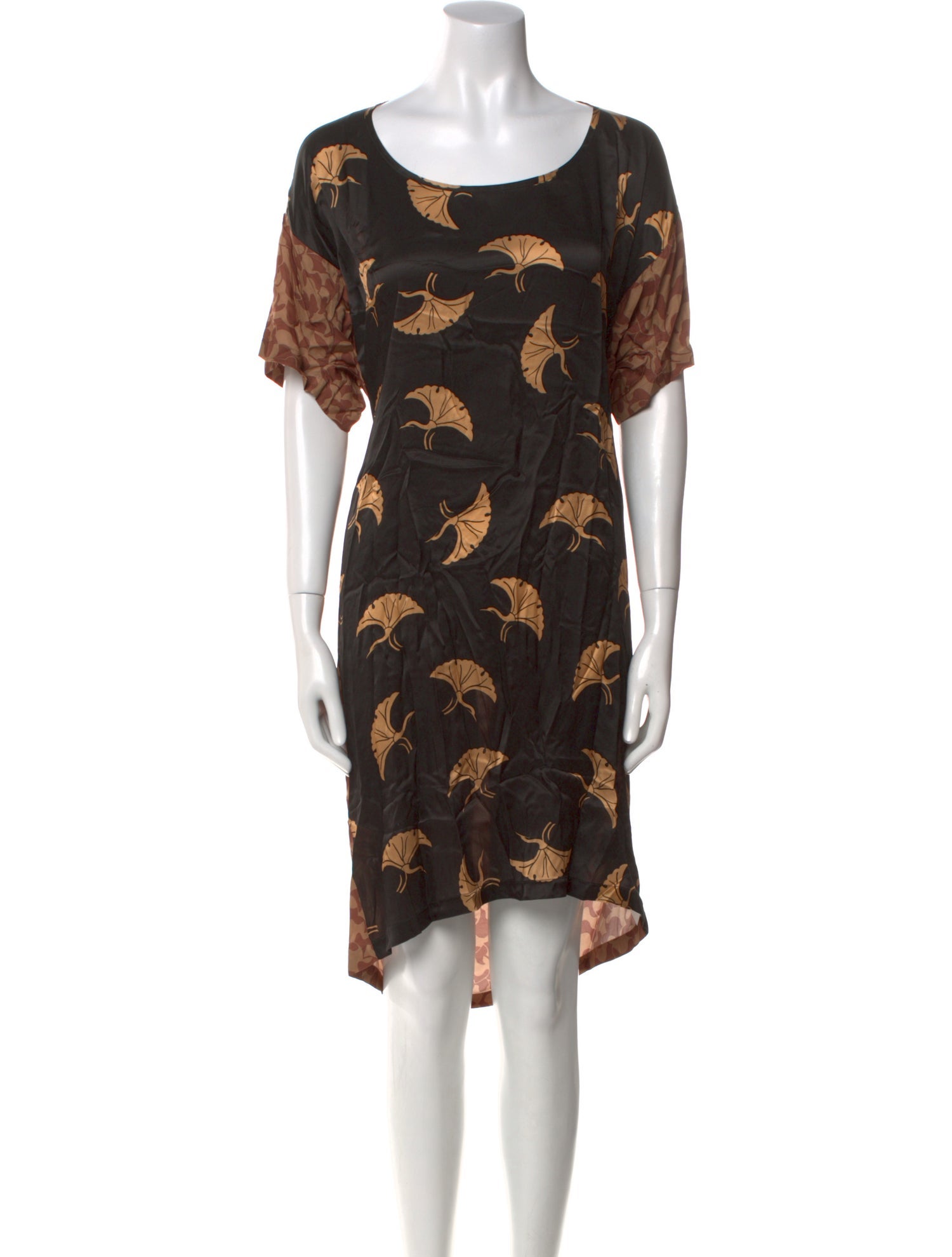 Dries Van Noten Silk Knee-Length Dress