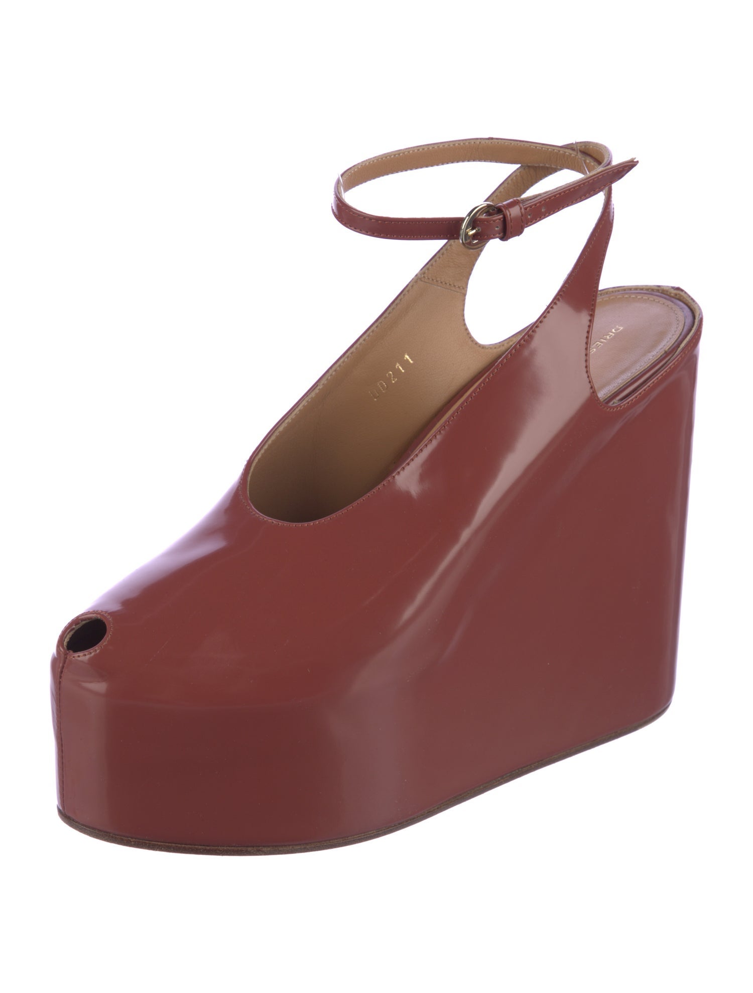 Dries Van Noten Patent Leather Slingback Pumps