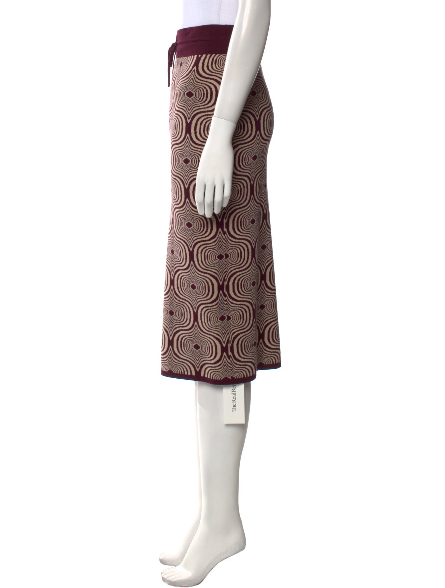 Dries Van Noten Printed Knee-Length Skirt