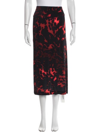 Dries Van Noten Printed Midi Length Skirt