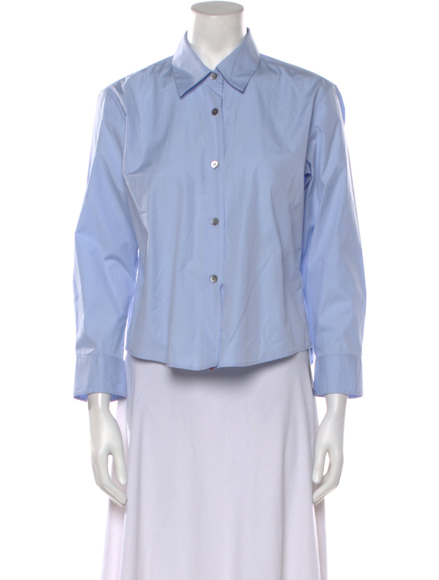 Dries Van Noten Three-Quarter Sleeve Button-Up Top