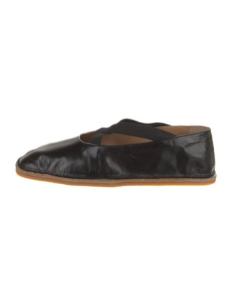 Dries Van Noten Leather Slippers