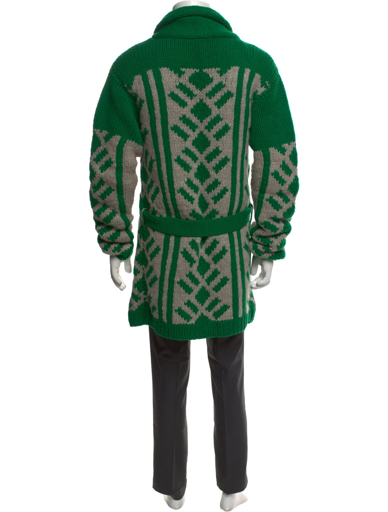 Dries Van Noten Printed Mock Neck Cardigan