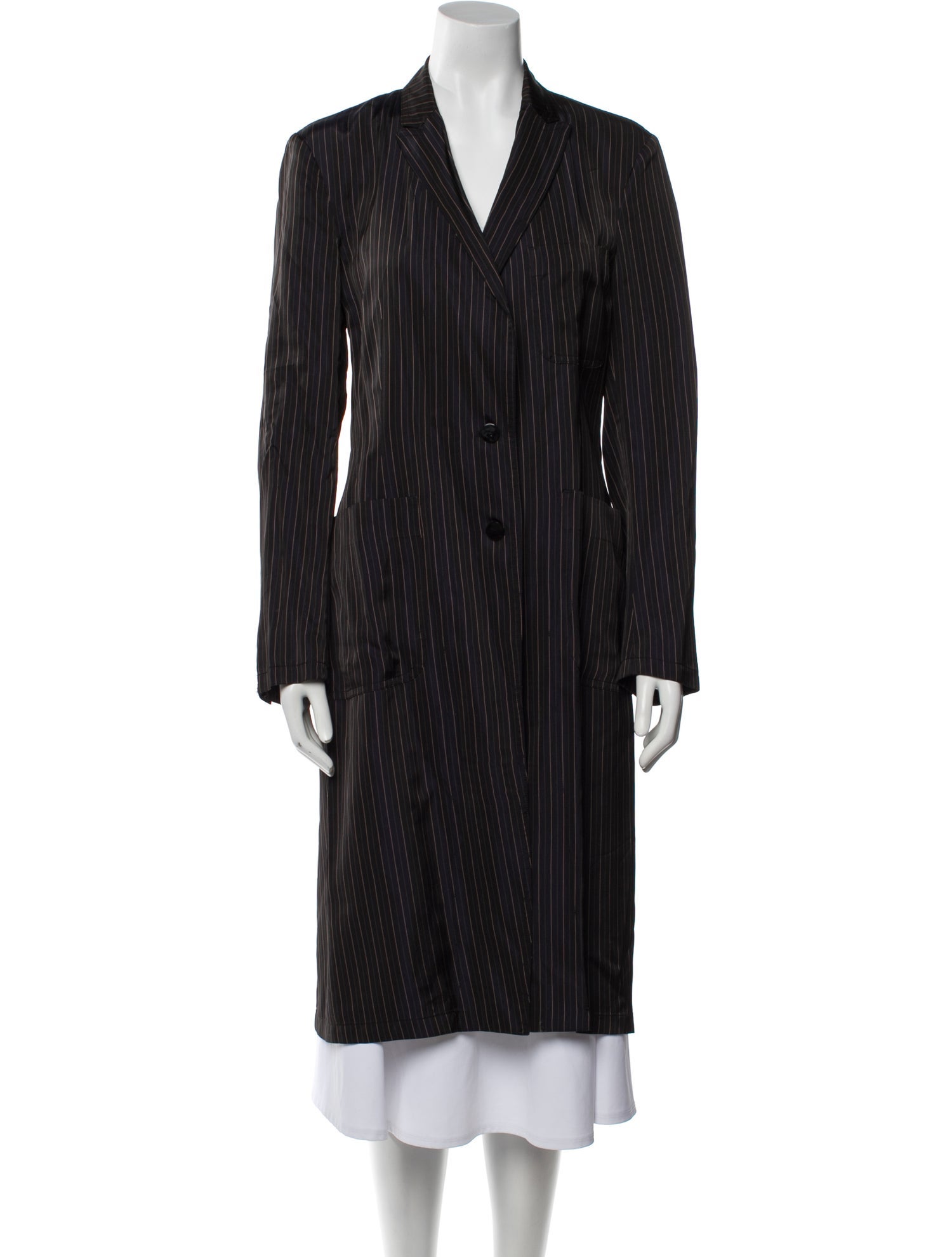 Dries Van Noten Striped Coat