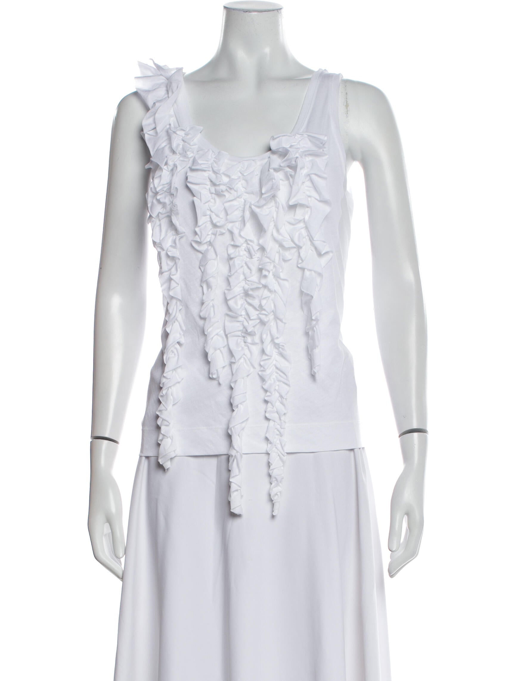Dries Van Noten Square Neckline Sleeveless Top w/ Tags