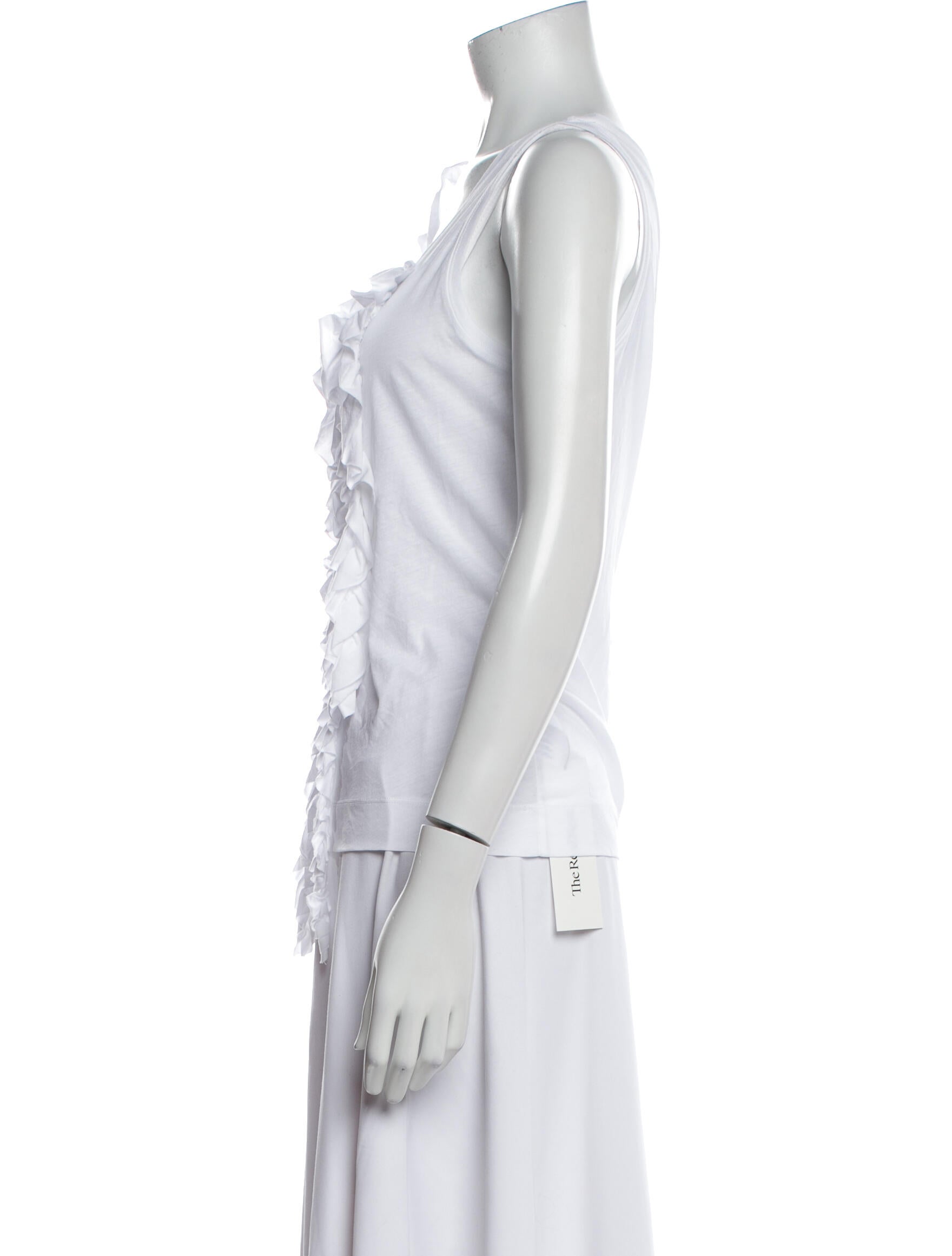 Dries Van Noten Square Neckline Sleeveless Top w/ Tags