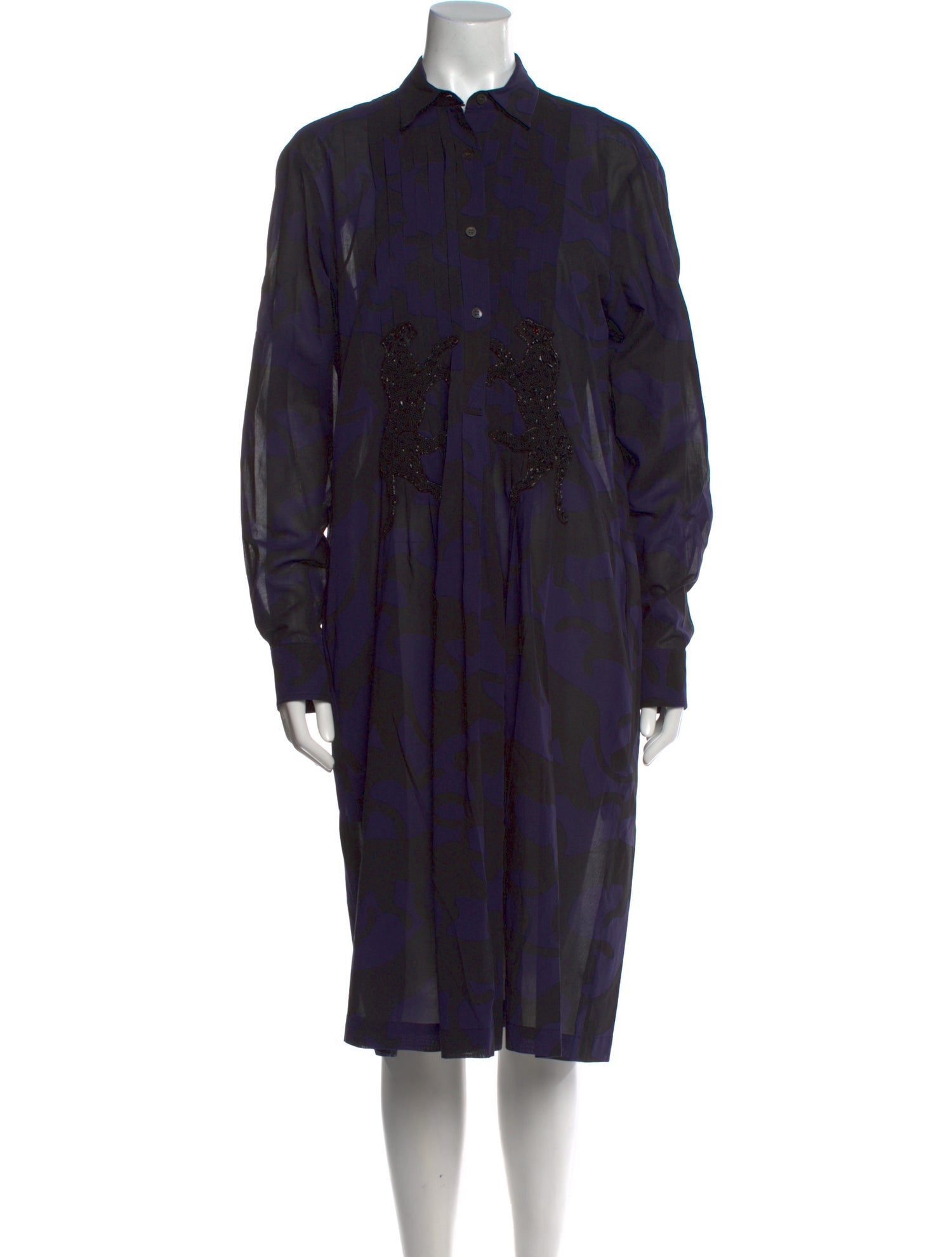 Dries Van Noten Printed Midi Length Dress