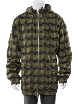 Dries Van Noten x Len Lye Plaid Print Puffer Coat w/ Tags