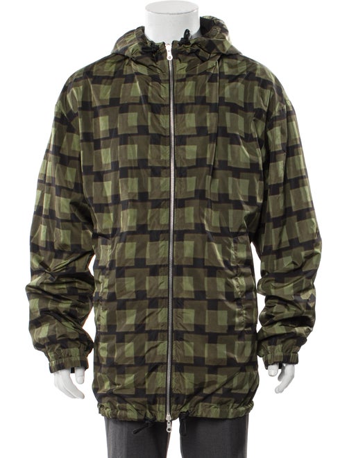 Dries Van Noten x Len Lye Plaid Print Puffer Coat w/ Tags
