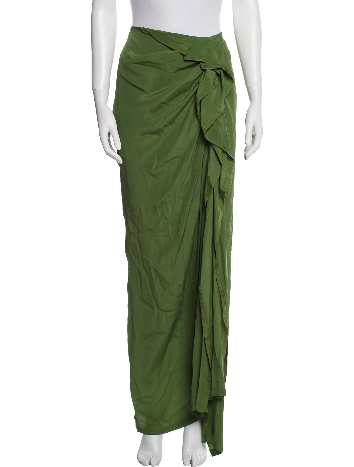 Dries Van Noten Ruffle Embellishment Long Skirt