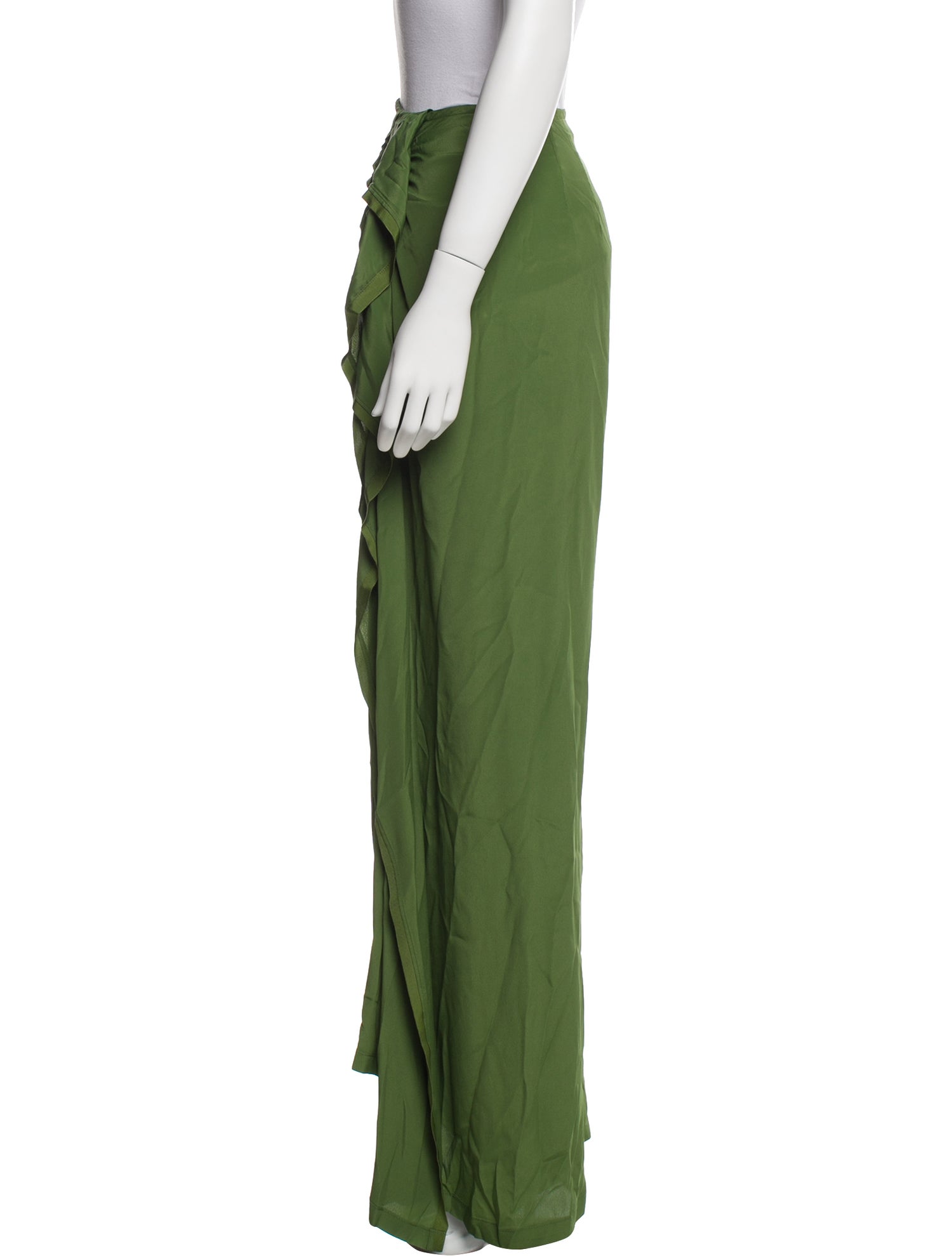 Dries Van Noten Ruffle Embellishment Long Skirt