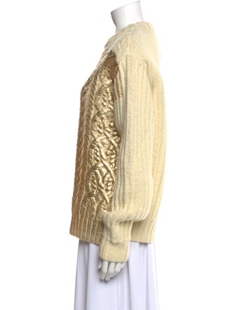 Dries Van Noten Wool Patterned Sweater w/ Tags