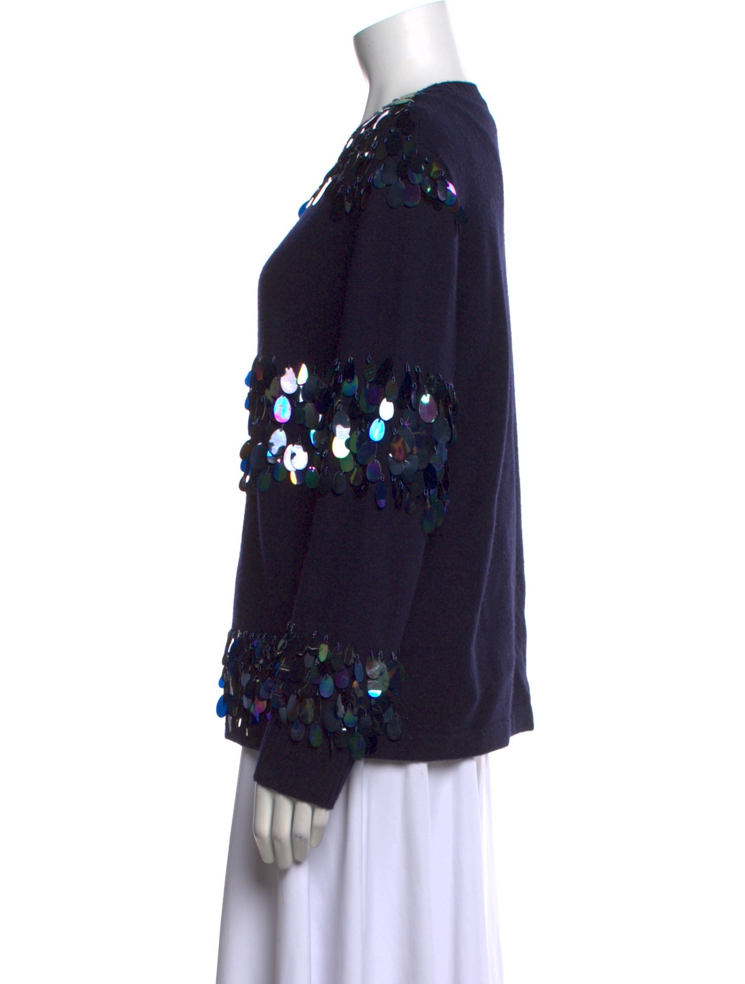 Dries Van Noten Merino Wool Patterned Sweater